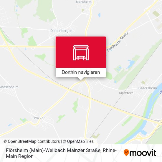 Flörsheim (Main)-Weilbach Mainzer Straße Karte