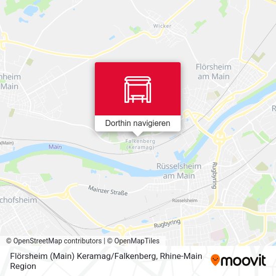 Flörsheim (Main) Keramag / Falkenberg Karte