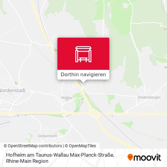 Hofheim am Taunus-Wallau Max-Planck-Straße Karte