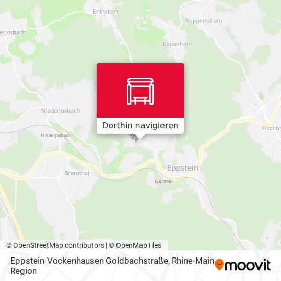 Eppstein-Vockenhausen Goldbachstraße Karte
