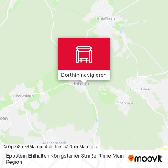Eppstein-Ehlhalten Königsteiner Straße Karte