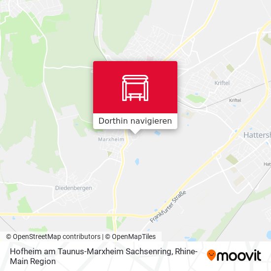 Hofheim am Taunus-Marxheim Sachsenring Karte