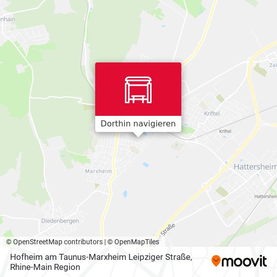 Hofheim am Taunus-Marxheim Leipziger Straße Karte