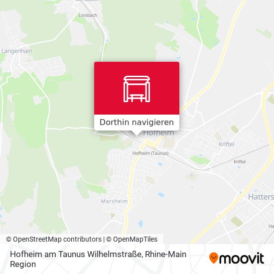 Hofheim am Taunus Wilhelmstraße Karte