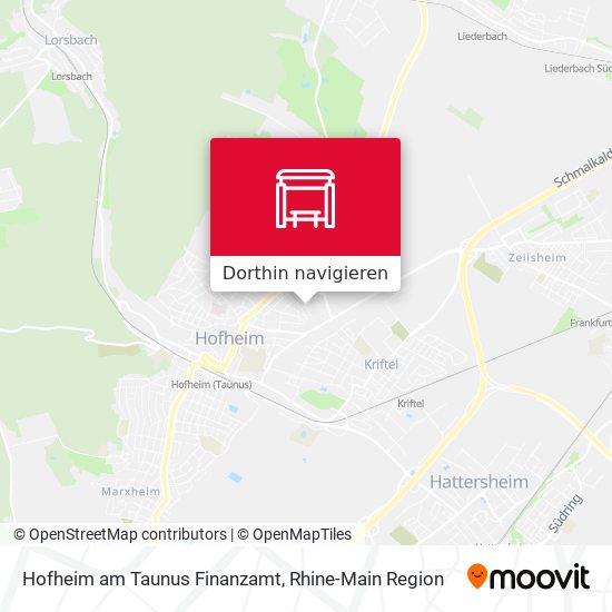 Hofheim am Taunus Finanzamt Karte