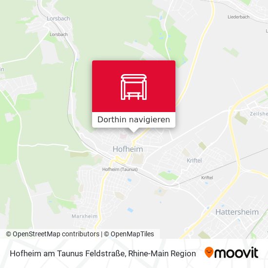 Hofheim am Taunus Feldstraße Karte