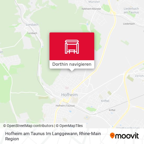 Hofheim am Taunus Im Langgewann Karte
