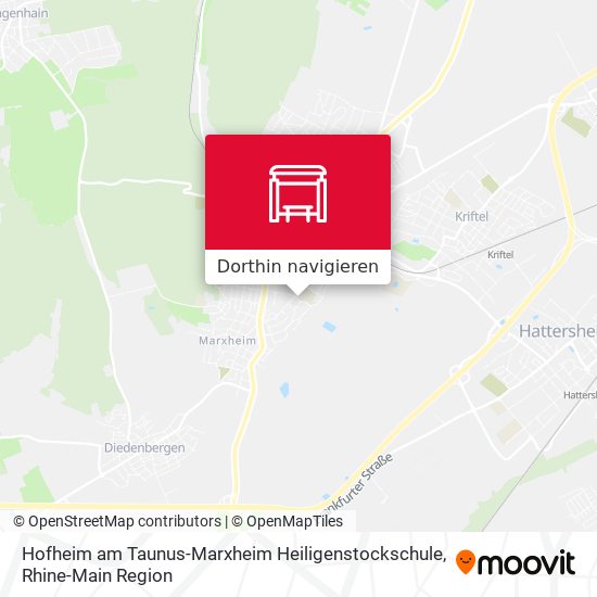Hofheim am Taunus-Marxheim Heiligenstockschule Karte
