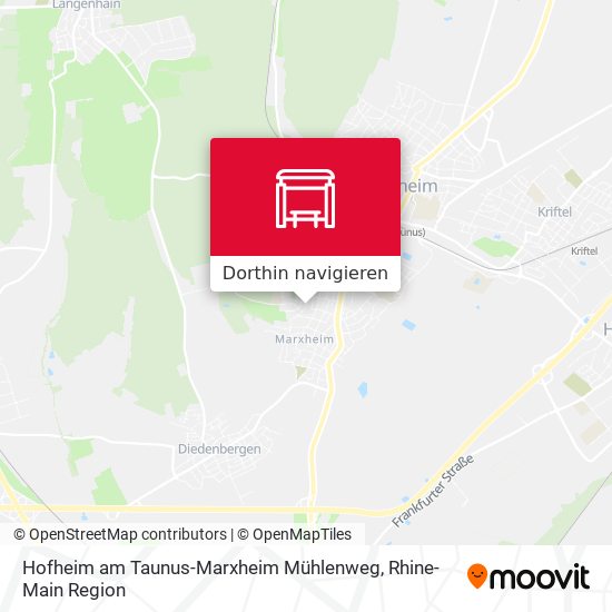 Hofheim am Taunus-Marxheim Mühlenweg Karte