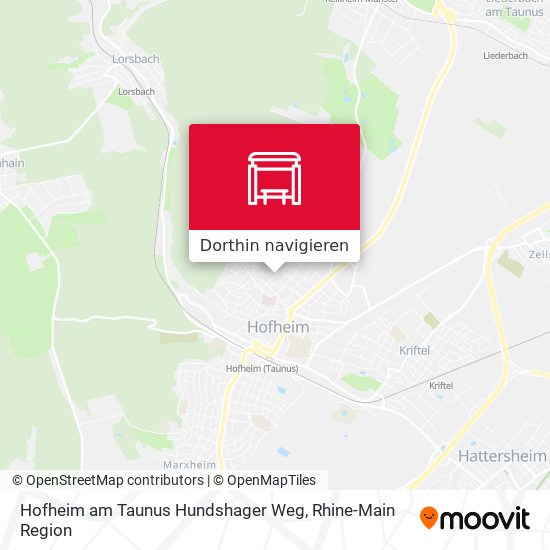 Hofheim am Taunus Hundshager Weg Karte