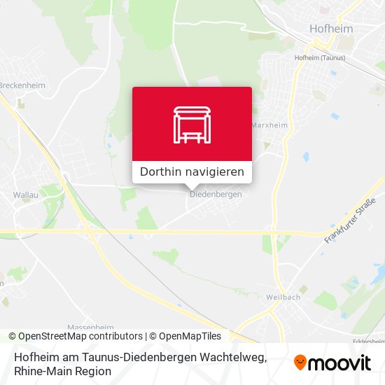 Hofheim am Taunus-Diedenbergen Wachtelweg Karte