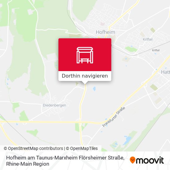 Hofheim am Taunus-Marxheim Flörsheimer Straße Karte