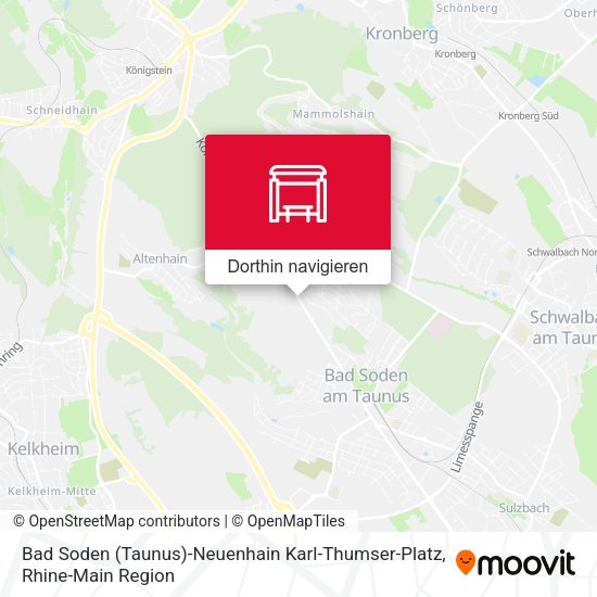 Bad Soden (Taunus)-Neuenhain Karl-Thumser-Platz Karte