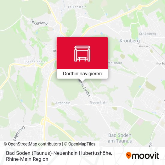 Bad Soden (Taunus)-Neuenhain Hubertushöhe Karte