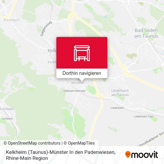 Kelkheim (Taunus)-Münster In den Padenwiesen Karte