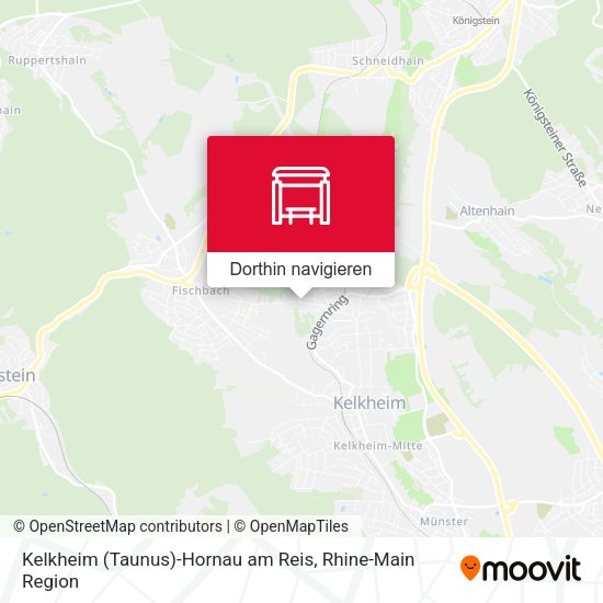 Kelkheim (Taunus)-Hornau am Reis Karte
