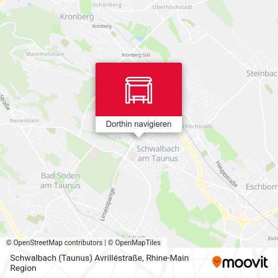 Schwalbach (Taunus) Avrilléstraße Karte