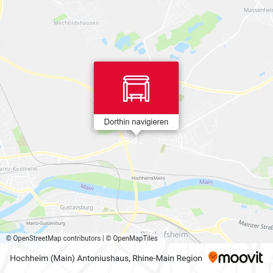 Hochheim (Main) Antoniushaus Karte