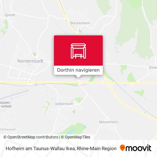Hofheim am Taunus-Wallau Ikea Karte