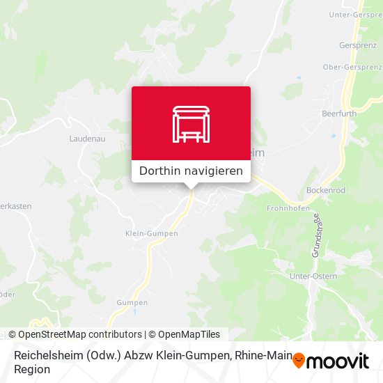 Reichelsheim (Odw.) Abzw Klein-Gumpen Karte