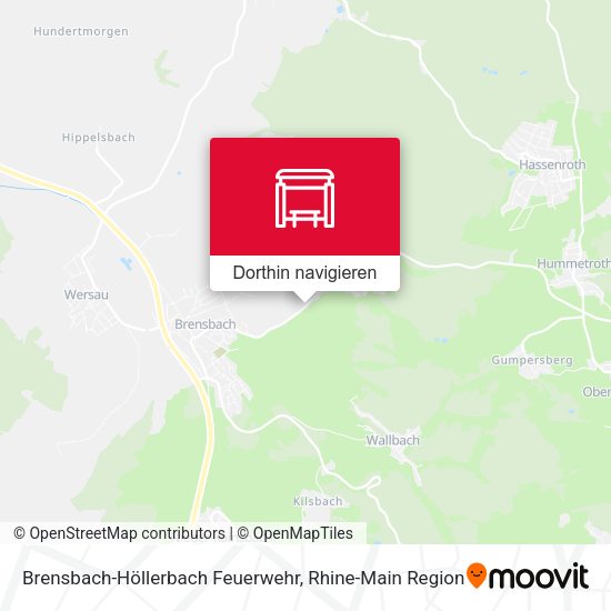 Brensbach-Höllerbach Feuerwehr Karte