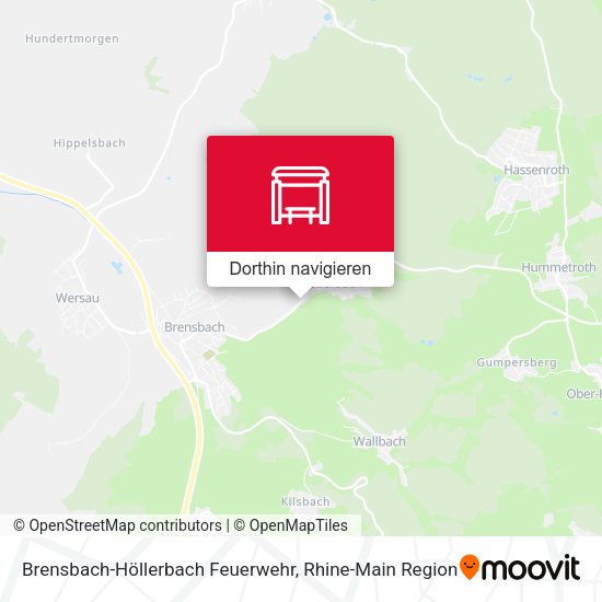 Brensbach-Höllerbach Feuerwehr Karte
