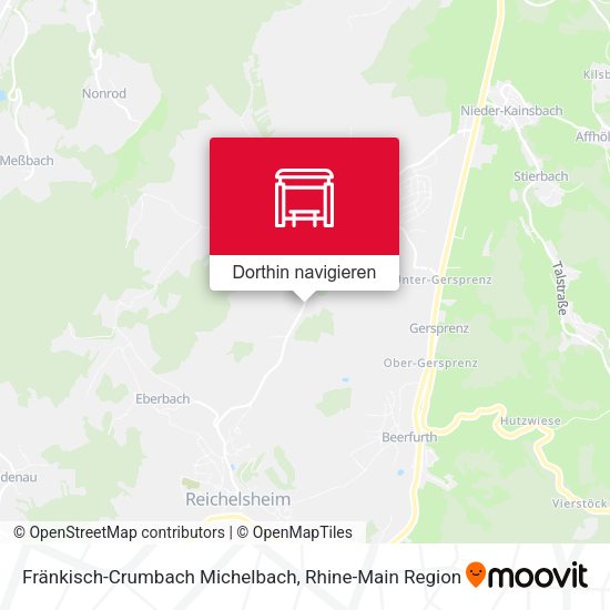 Fränkisch-Crumbach Michelbach Karte