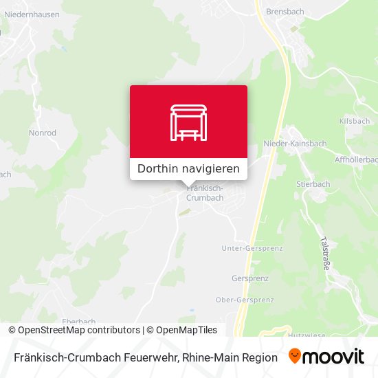 Fränkisch-Crumbach Feuerwehr Karte