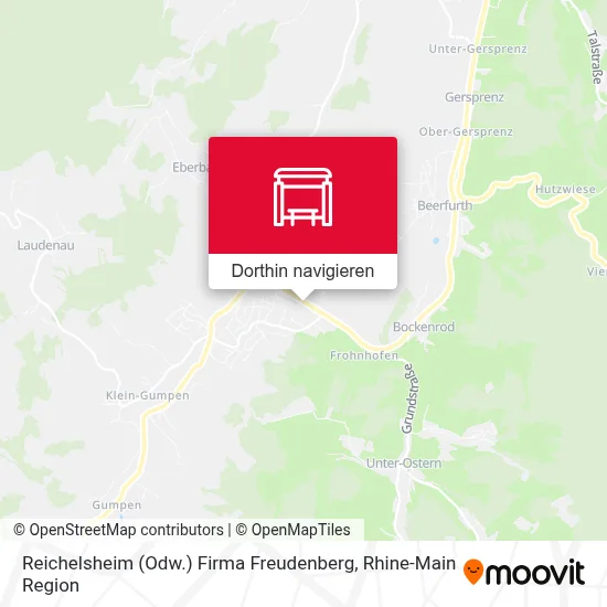 Reichelsheim (Odw.) Firma Freudenberg Karte