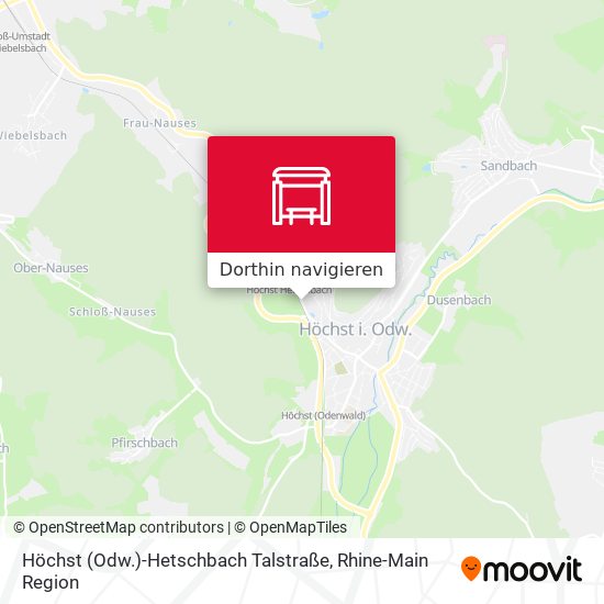 Höchst (Odw.)-Hetschbach Talstraße Karte