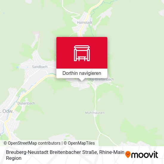 Breuberg-Neustadt Breitenbacher Straße Karte