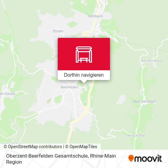 Oberzent-Beerfelden Gesamtschule Karte