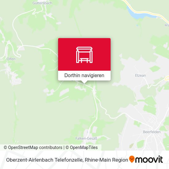 Oberzent-Airlenbach Telefonzelle Karte
