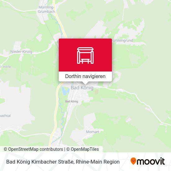 Bad König Kimbacher Straße Karte