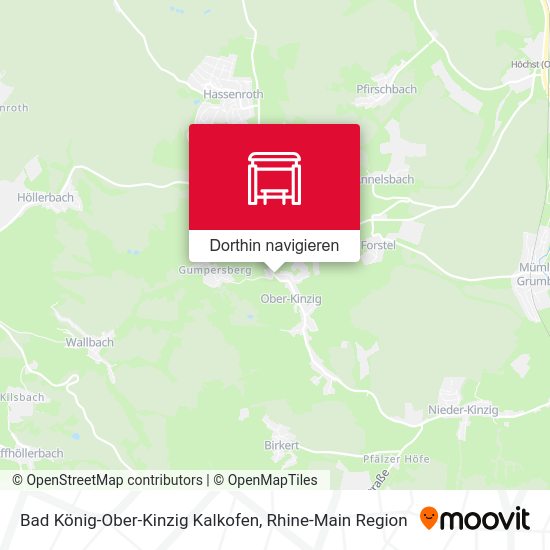 Bad König-Ober-Kinzig Kalkofen Karte