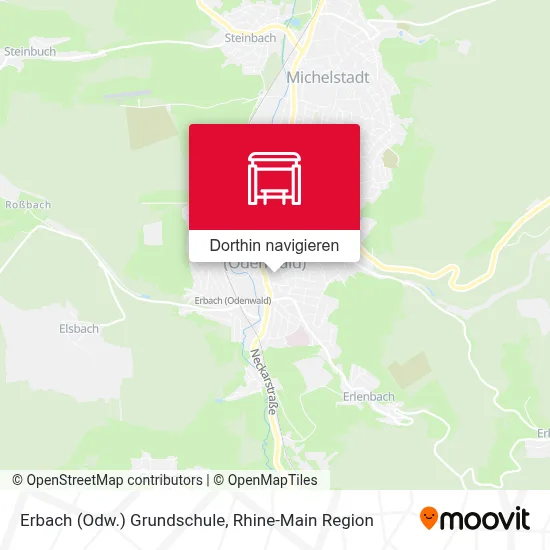 Erbach (Odw.) Grundschule Karte