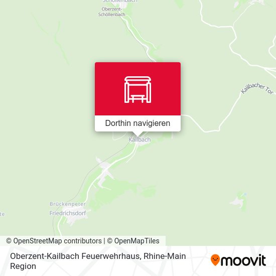 Oberzent-Kailbach Feuerwehrhaus Karte