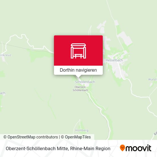Oberzent-Schöllenbach Mitte Karte