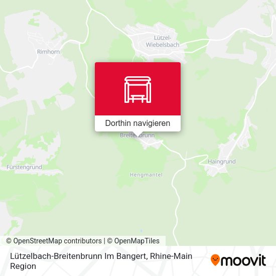 Lützelbach-Breitenbrunn Im Bangert Karte