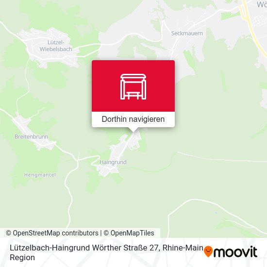 Lützelbach-Haingrund Wörther Straße 27 Karte