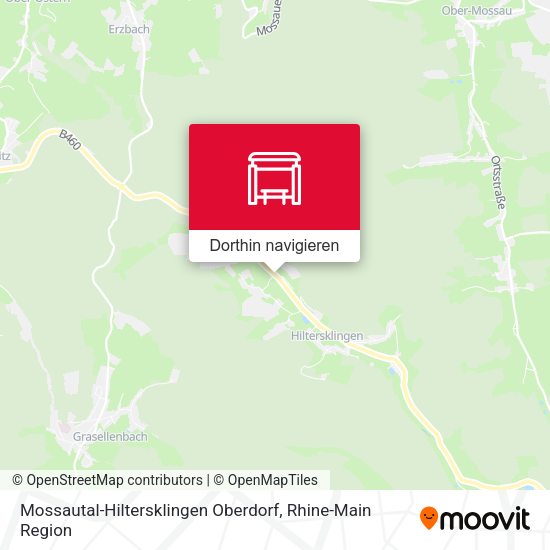 Mossautal-Hiltersklingen Oberdorf Karte