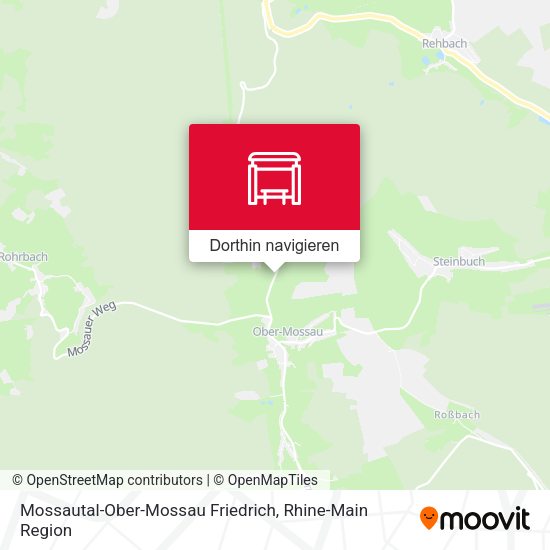 Mossautal-Ober-Mossau Friedrich Karte