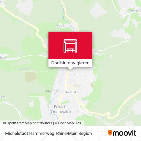 Michelstadt Hammerweg Karte