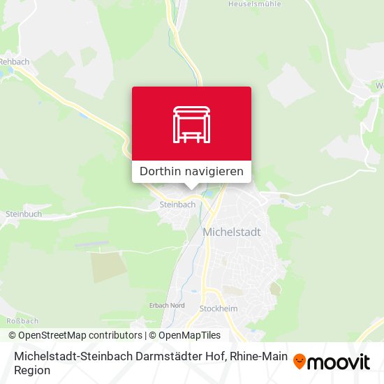 Michelstadt-Steinbach Darmstädter Hof Karte