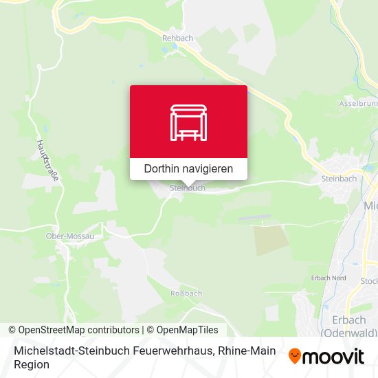 Michelstadt-Steinbuch Feuerwehrhaus Karte