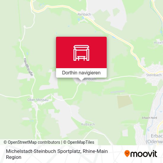 Michelstadt-Steinbuch Sportplatz Karte