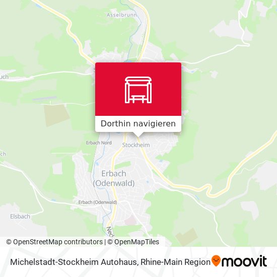 Michelstadt-Stockheim Autohaus Karte