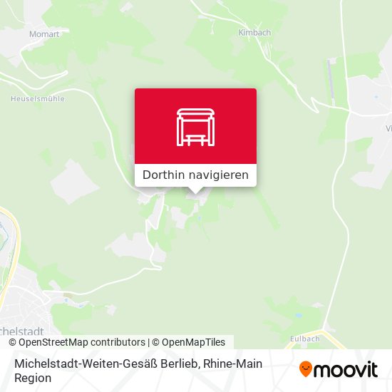 Michelstadt-Weiten-Gesäß Berlieb Karte