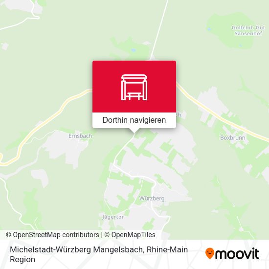 Michelstadt-Würzberg Mangelsbach Karte