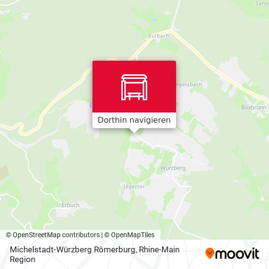 Michelstadt-Würzberg Römerburg Karte